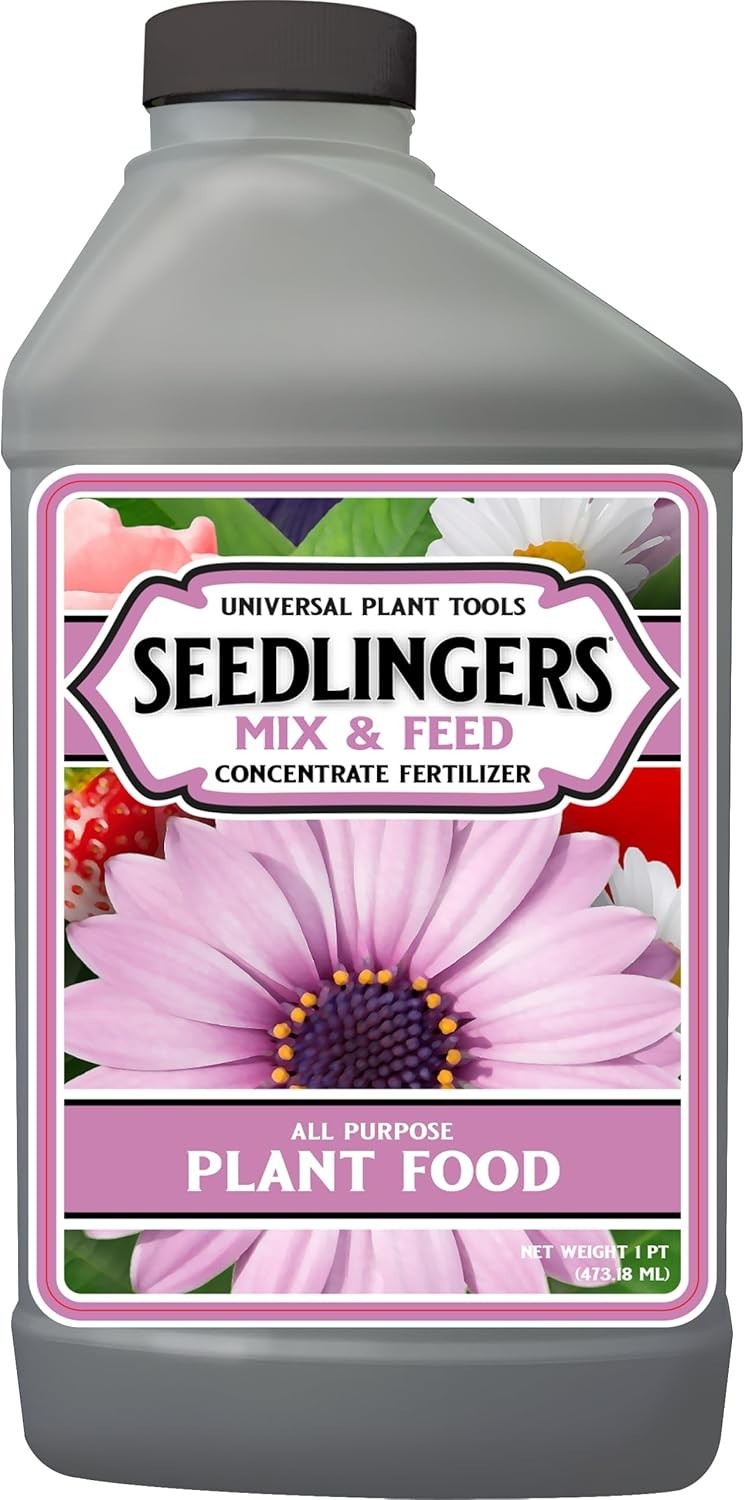 Seedlingers 32oz Plant Fertilizer Concentrate – Fast-Acting Nutrient Boost