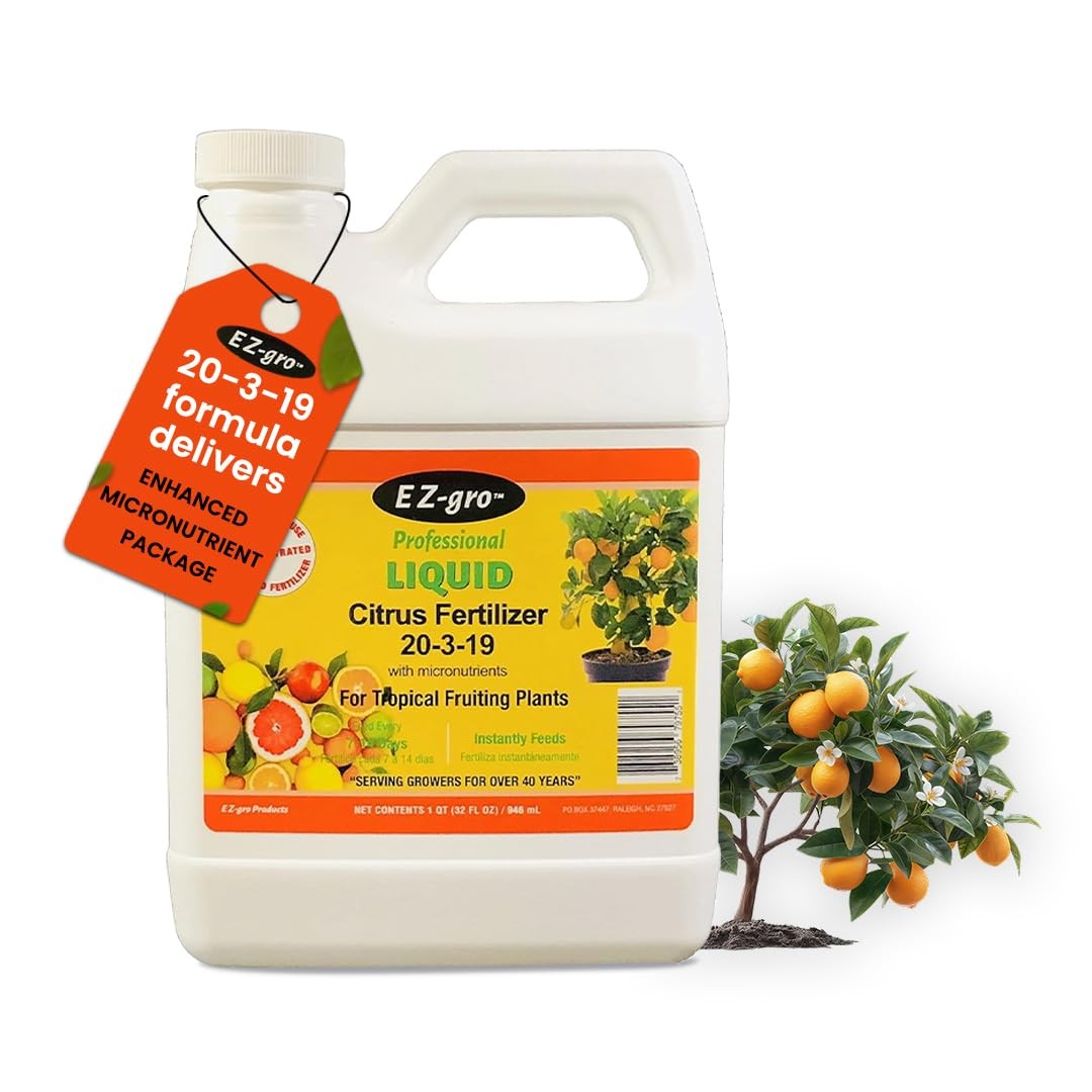 Citrus Tree Fertilizer – Orange, Lemon, Lime, Mango, Avocado – 1 Qt