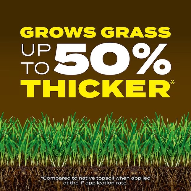 2PACK Turf Builder Lawn Soil 1.5 Cu. Ft. for Lawn Repair or Overseeding