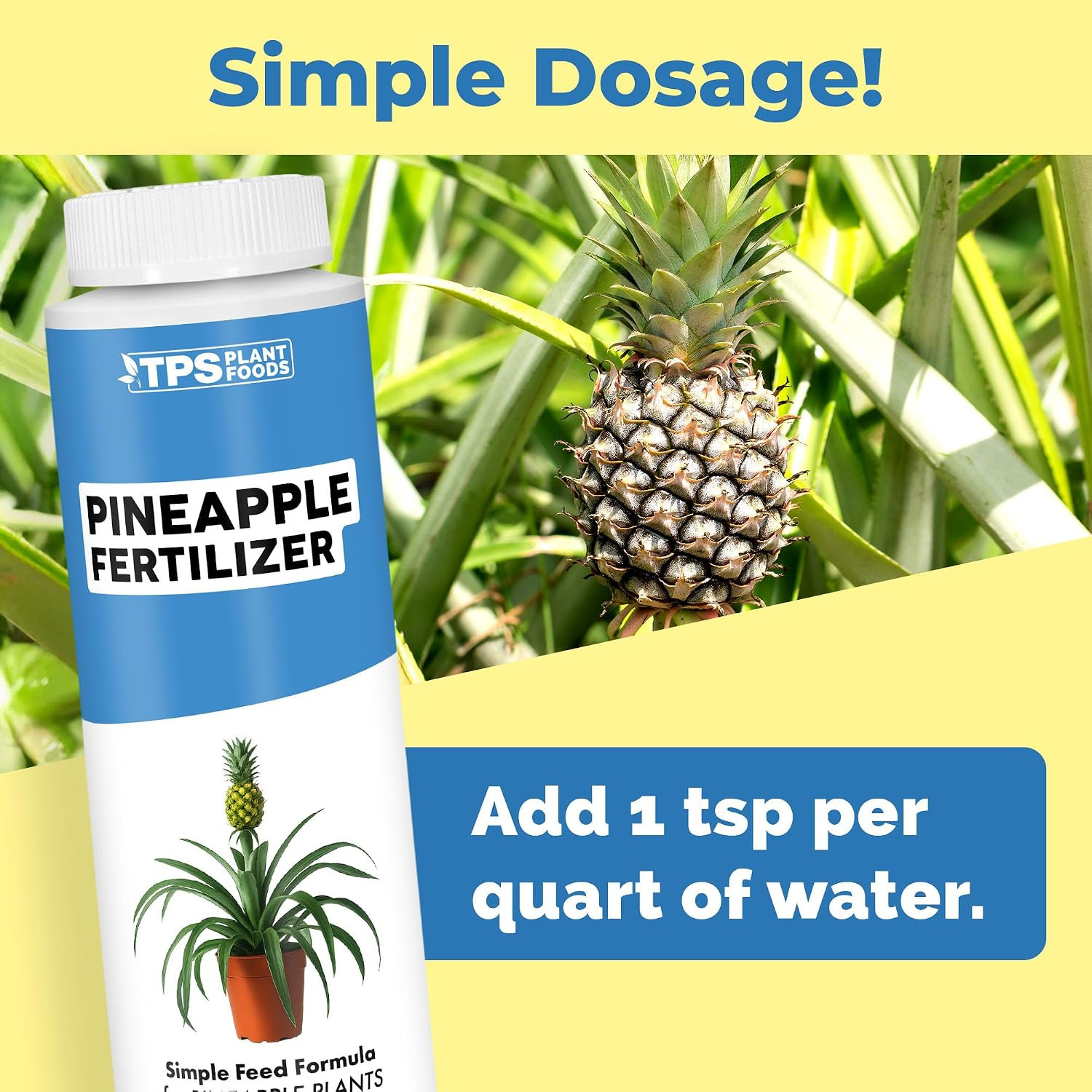Pineapple Fertilizer – Liquid Plant Food for Bigger Fruit, Stronger Root Develop
