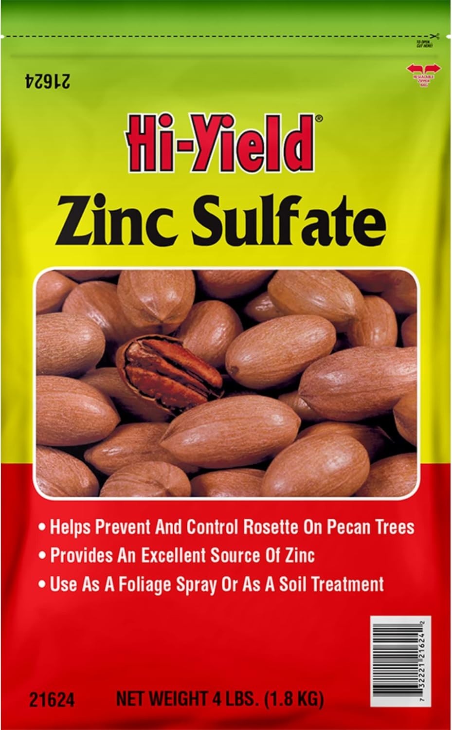 Fertilizer for Pecan Trees 4 lbs Zinc and Sulfur Prevents Rosette Deficiency