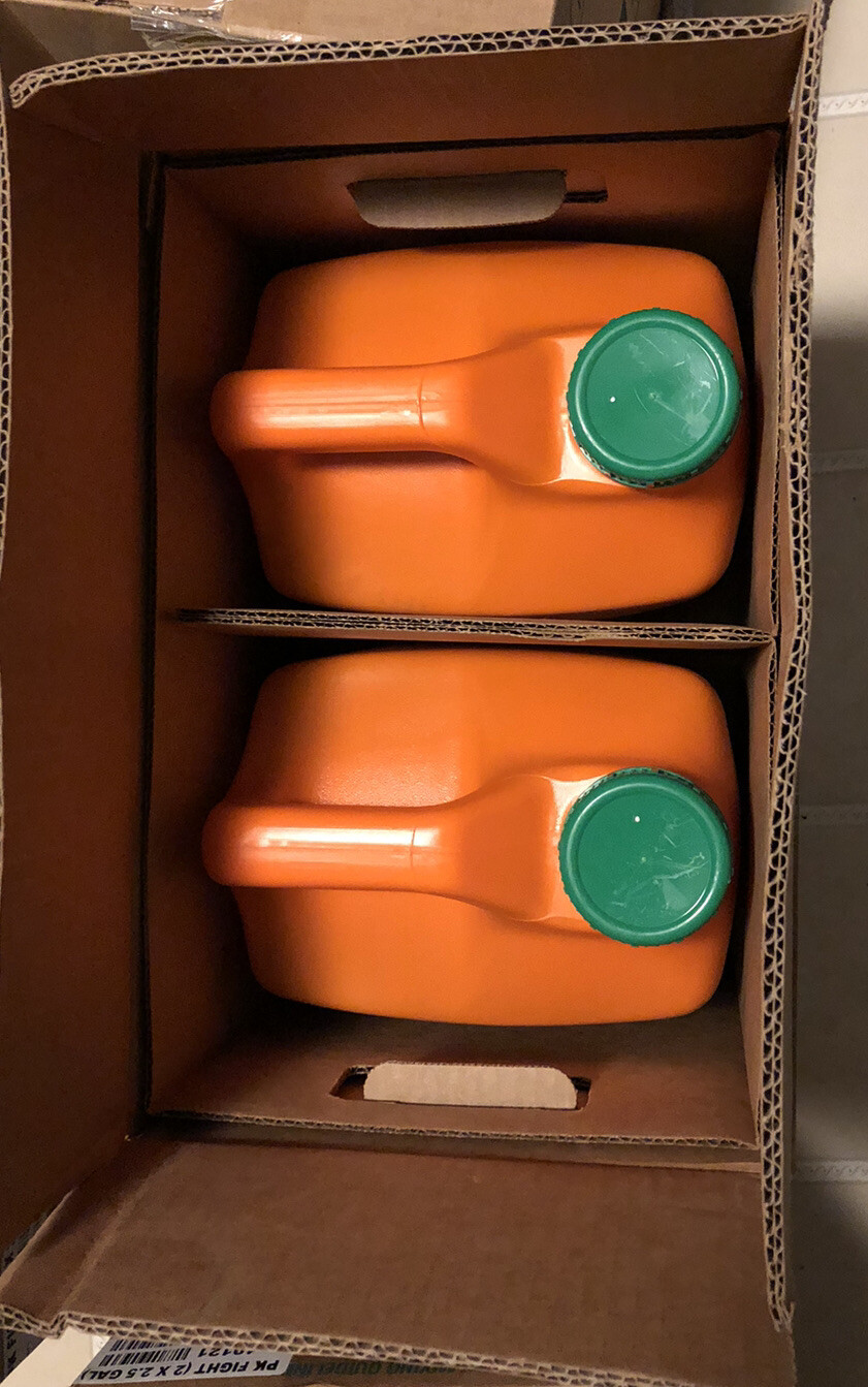 5 gallons Floratine 0-0-28 Foliar Phosphite Turf Fertilizer 2-2.5 gal. jugs