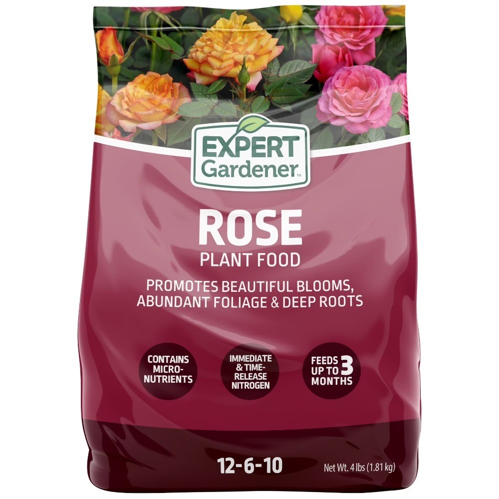 Rose Plant Food Fertilizer 12-6-10 NPK 4 lb. Bloom Booster Nutrient Mix