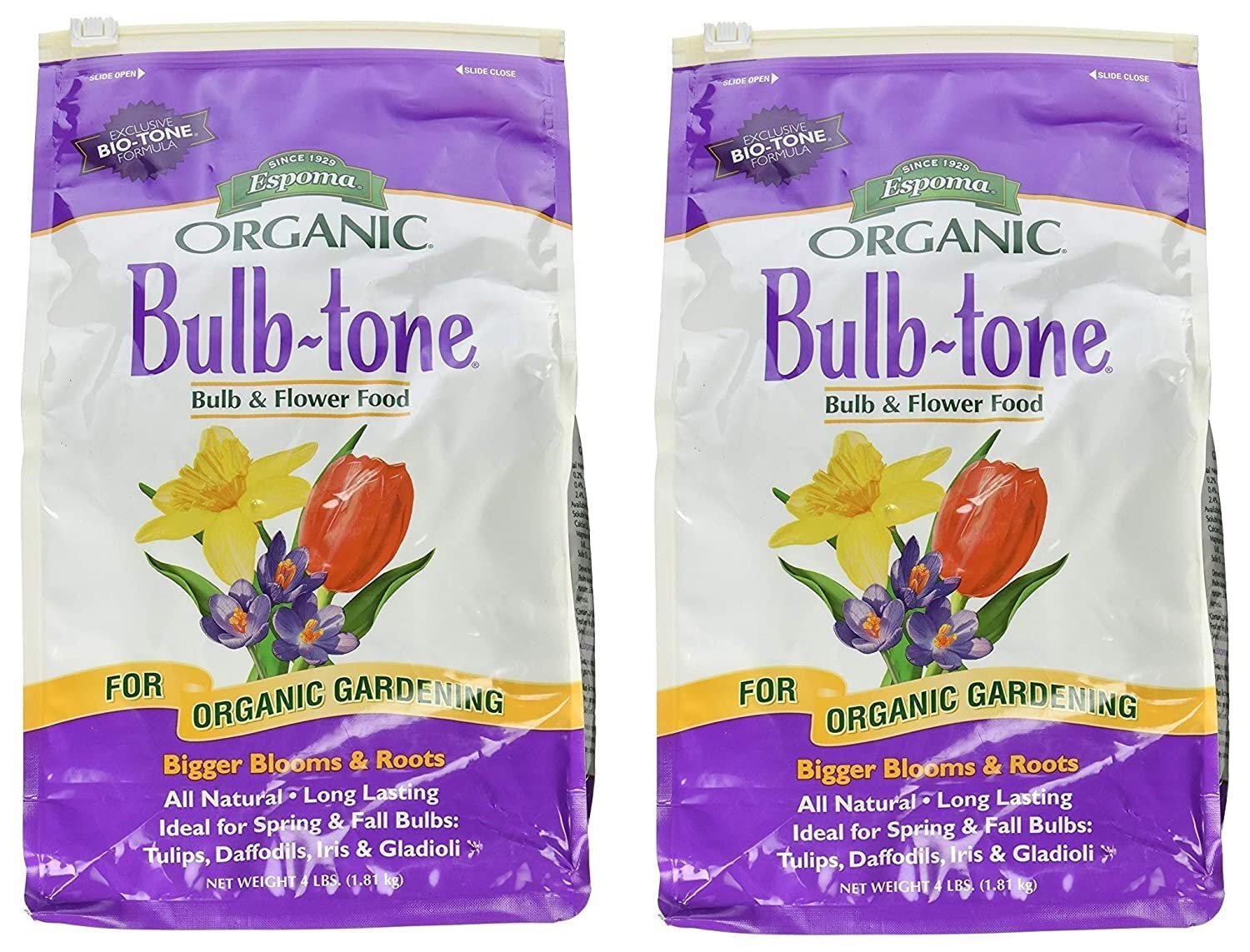 Espoma BT4 4-Pound Bulb-Tone 3-5-3 Plant Food (Тwo Рack)