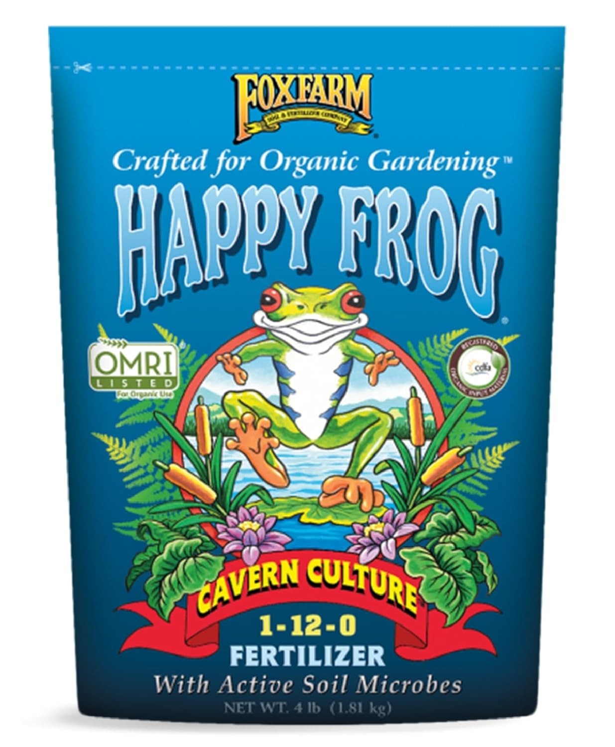 Happy Frog Cavern Culture Fertilizer – 1-12-0 Organic Blend for Bud Development