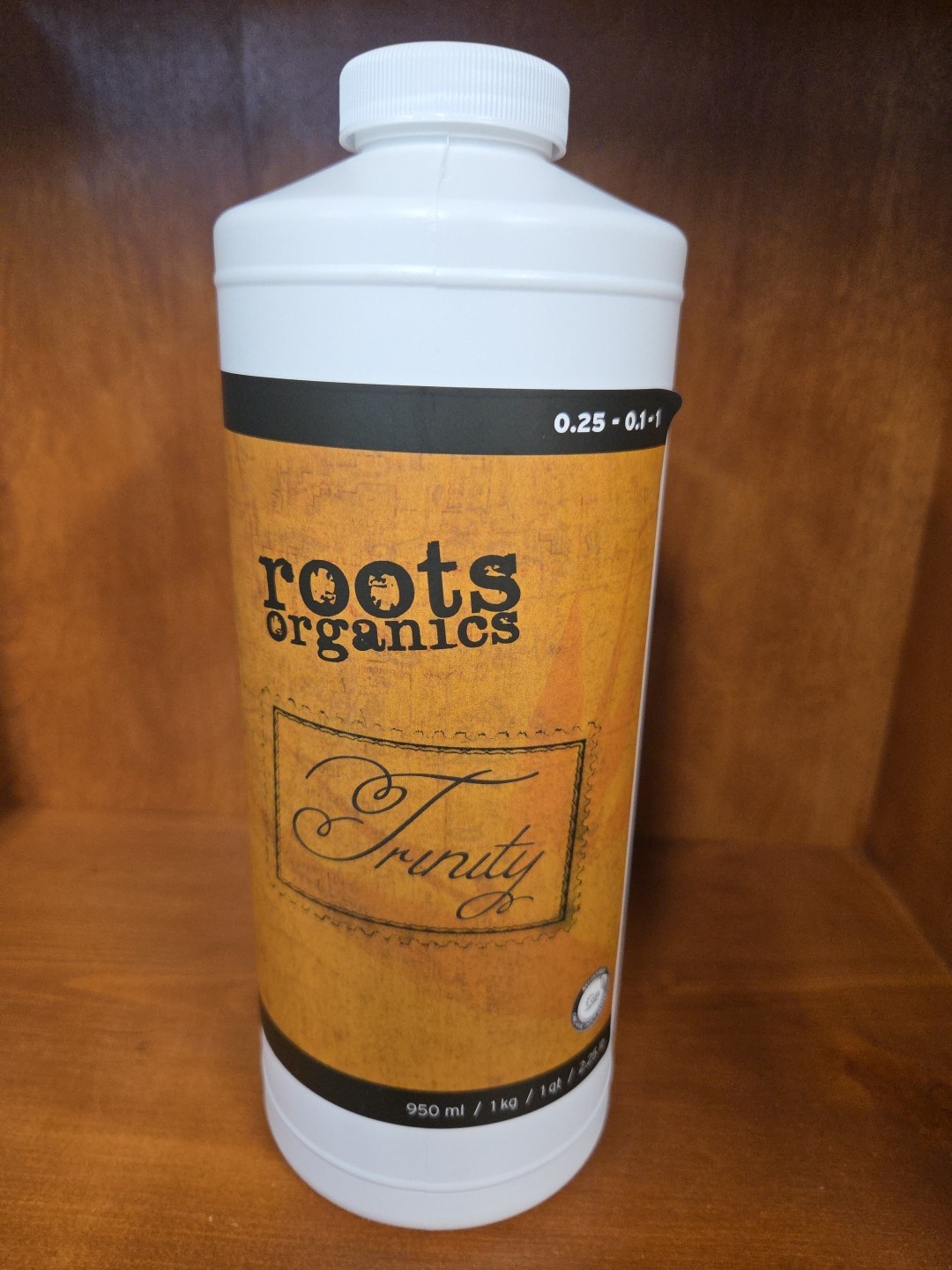 Roots Organics, Trinity 1 qt. Plant & Rhizosphere Growth Enhancer, 0.25-0.1-1