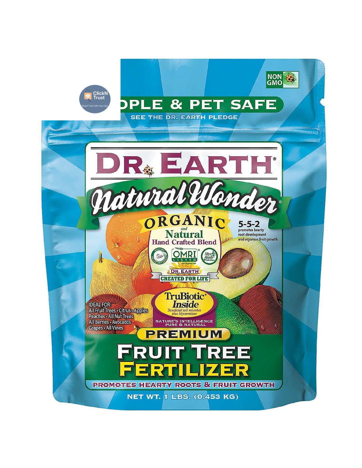 Dr. Earth Organic & Natural MINI Wonder Fruit Tree Fertilizer ( 1 1lb