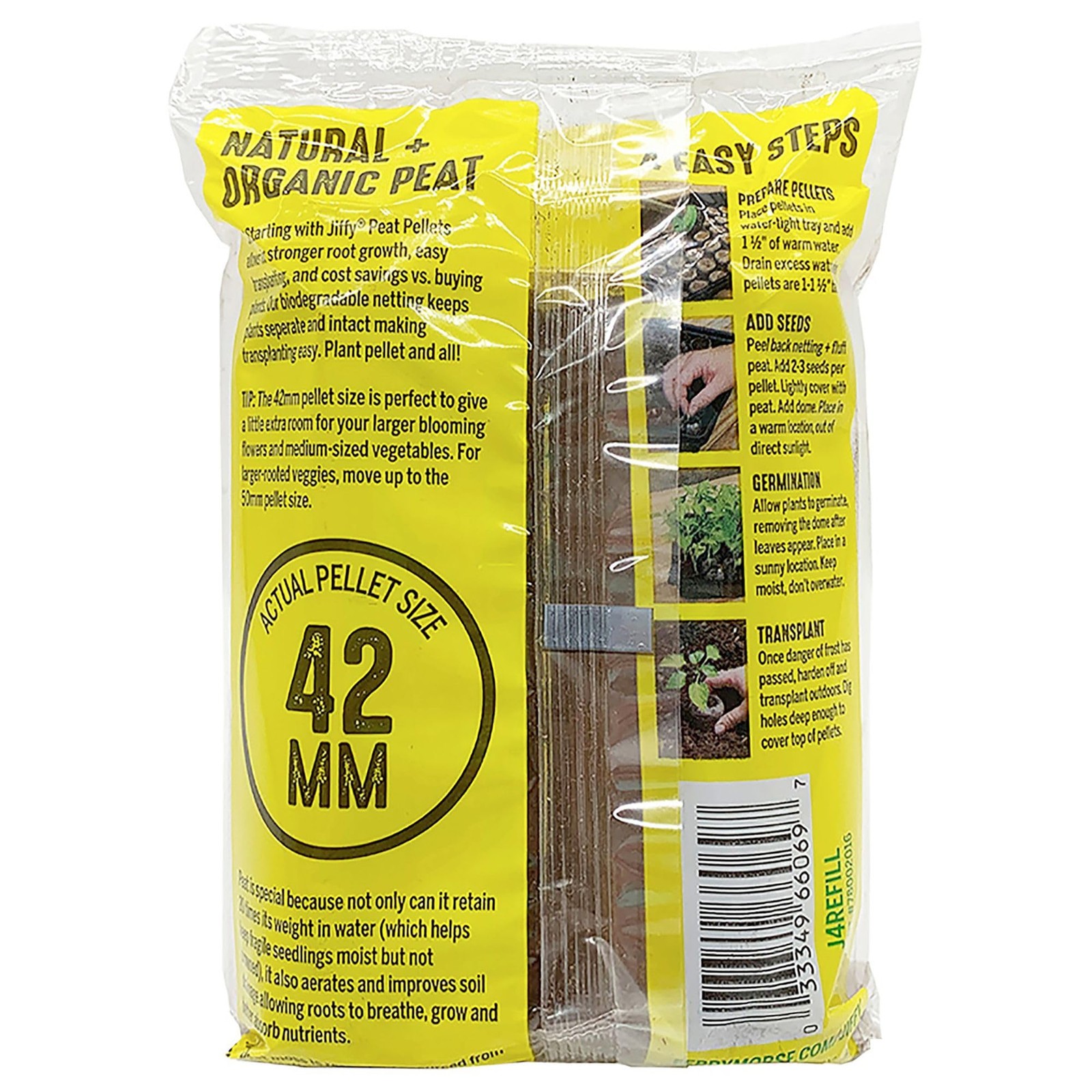 Brown Peat Pellets 125 Total Perfect For Starting Flowers And Herbs