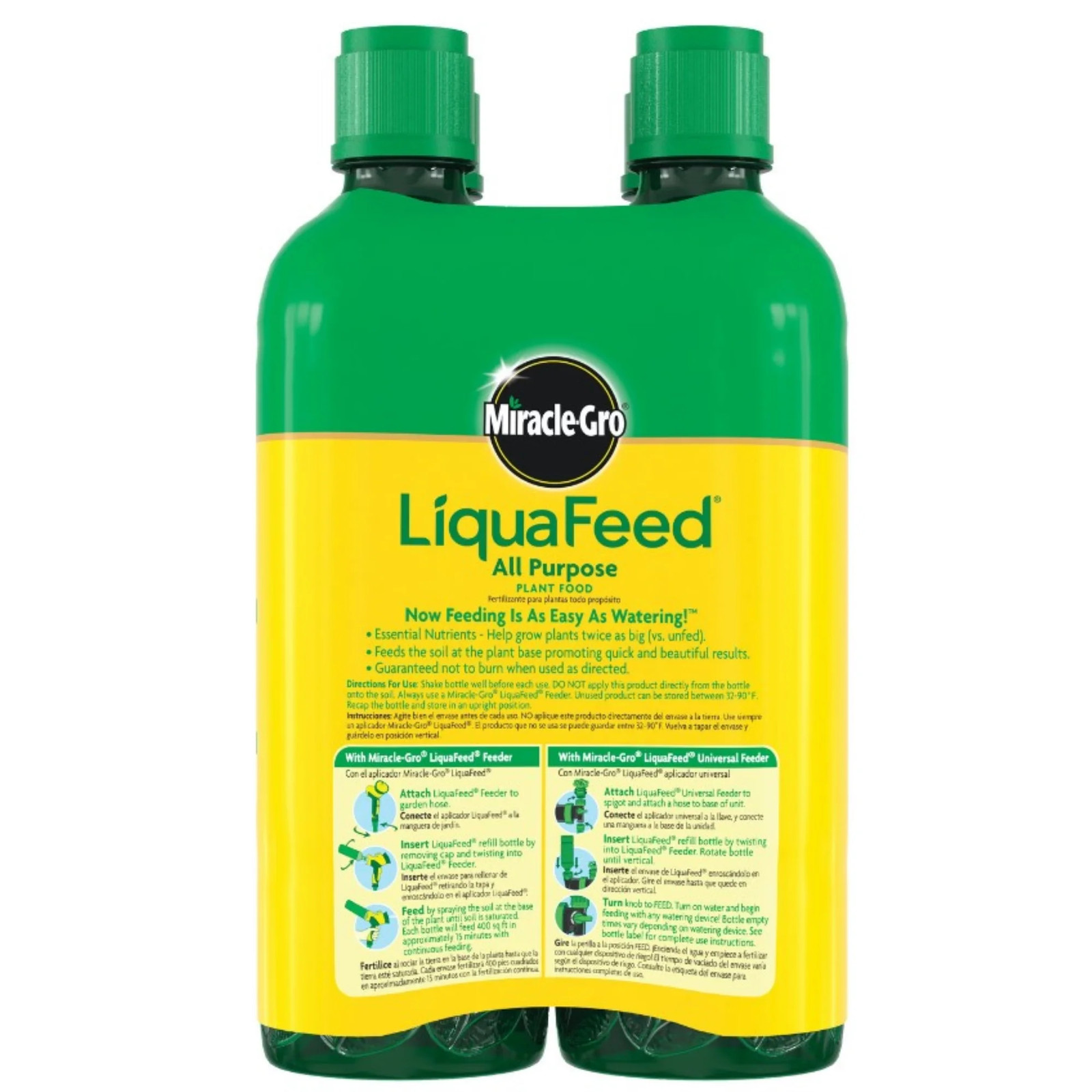 Miracle Gro Liquafeed All Purpose Plant Food Fertilizer, 4 Pack