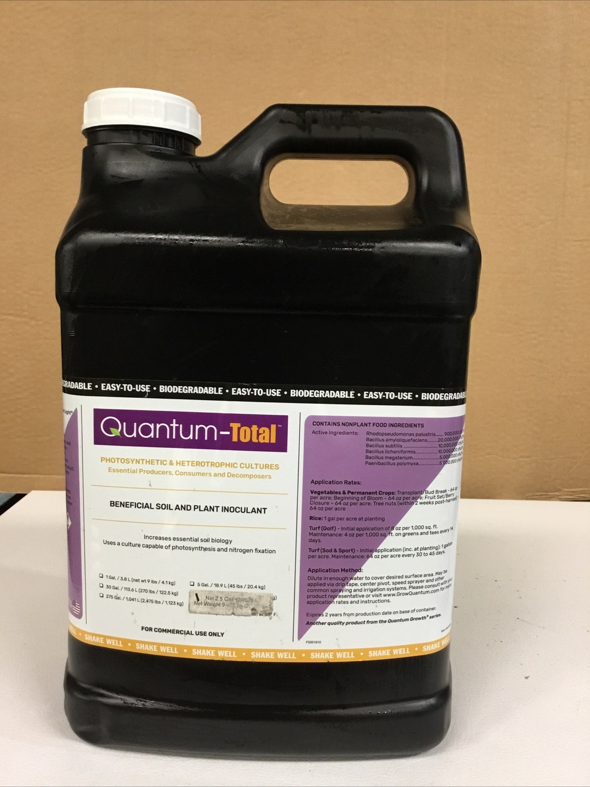 Quantum Total Beneficial Soil & Plant Inoculant 2.5 Gallon