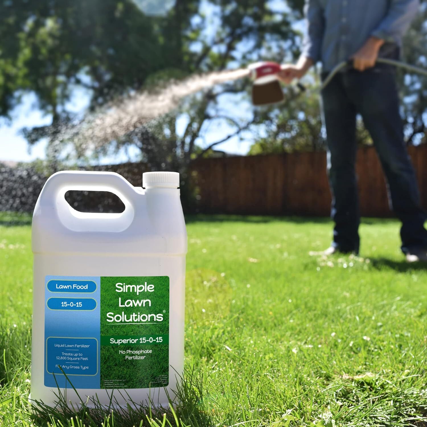 Superior 15-0-15 Fertilizante Liquido Nitrogeno Y Potasa Alimento Para Cesped –