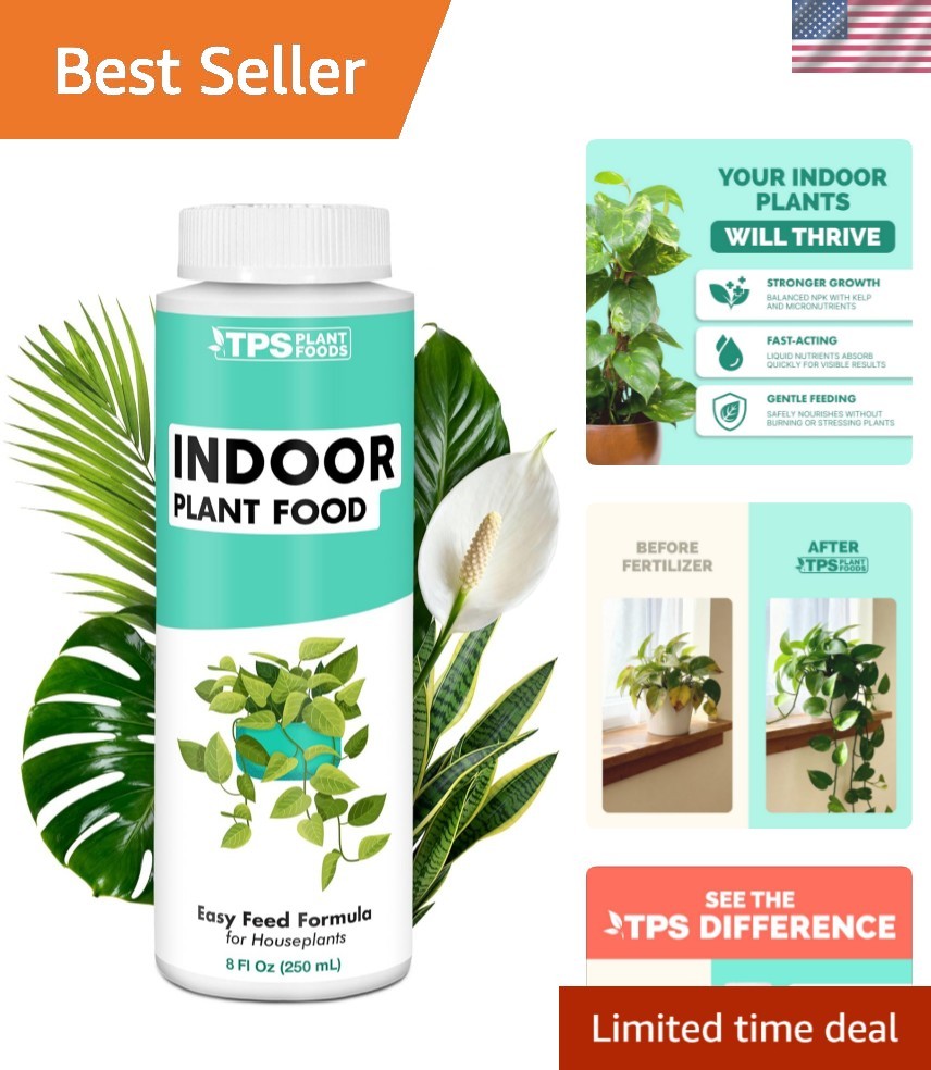 8oz Liquid Fertilizer for Houseplants: Boost Growth & Enhance Nutrient Uptake