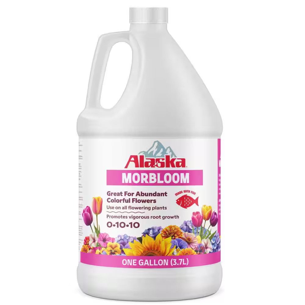Morbloom 128 Oz. (1 Gal.) Liquid Flowering Plant Food Fertilizer Concentrate 0-1