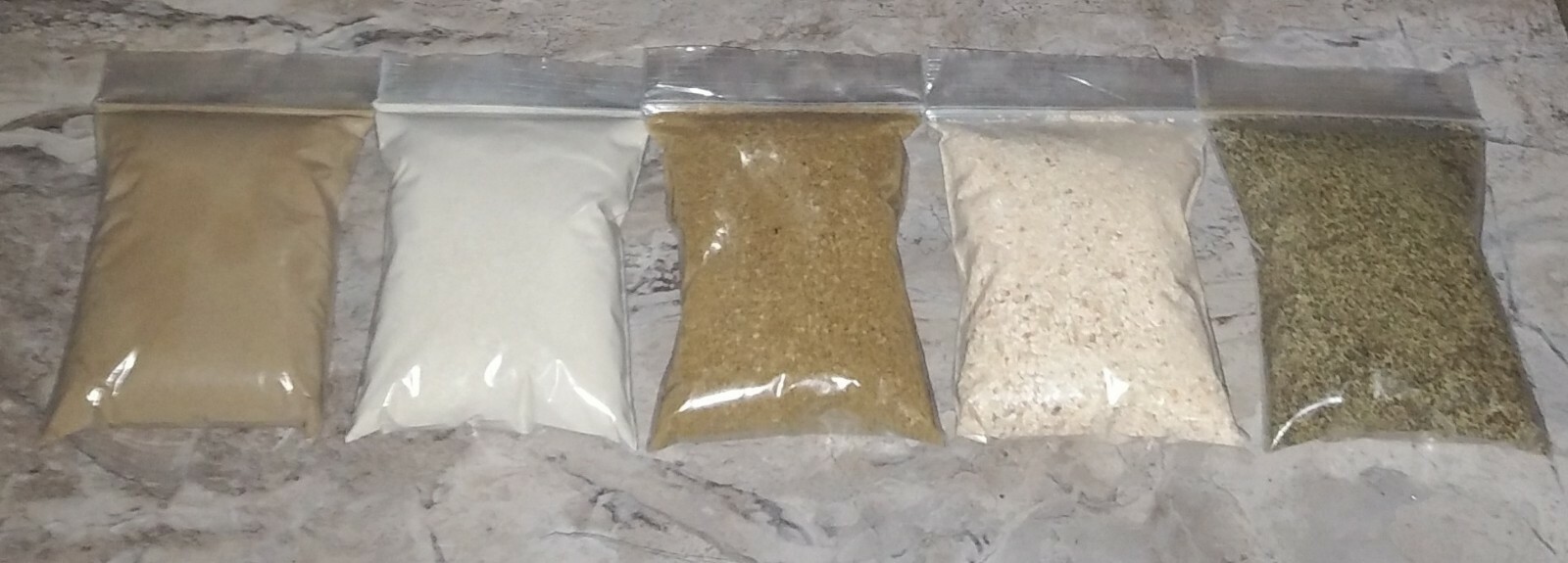 Bat Guano, Oyster Shell Powder, Fish Meal, Crab Meal & Kelp Meal, hydrophobics