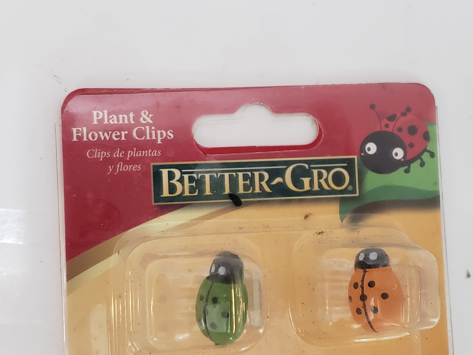 Better GRO Lady Bug Plant Clips – Pack of 6 Bugs – LOT OF 2 PACKS – Flower Decor