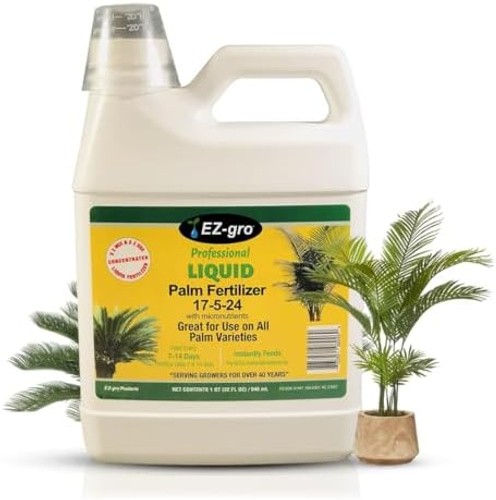 EZ-GRO 17-5-24 Palm Tree Fertilizer Liquid Plant Food – Perfect for Indoor & …