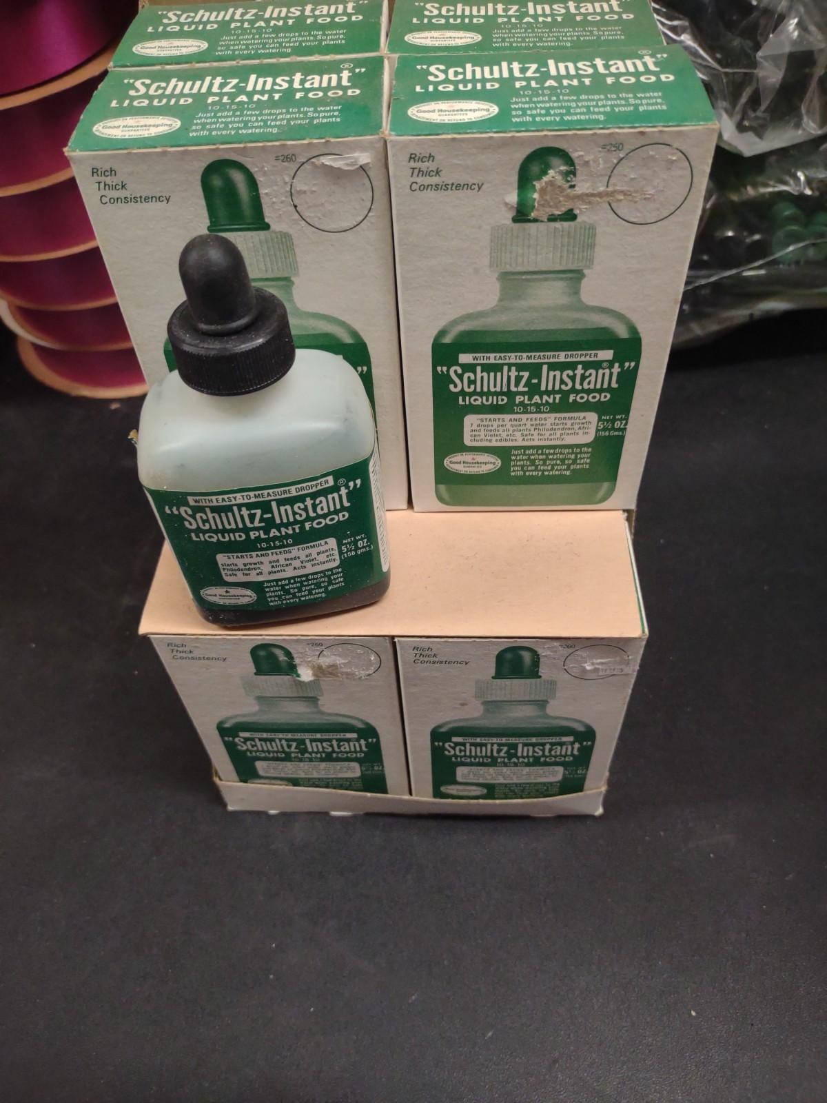 1980s Vintage Schultz-Instant Liquid Plant Food, Unopened Box