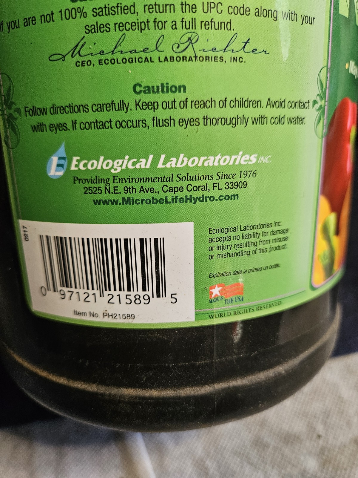 Microbe Life Hydroponics Nourish-C Verified Organic Fertilizer to Enhance Plant
