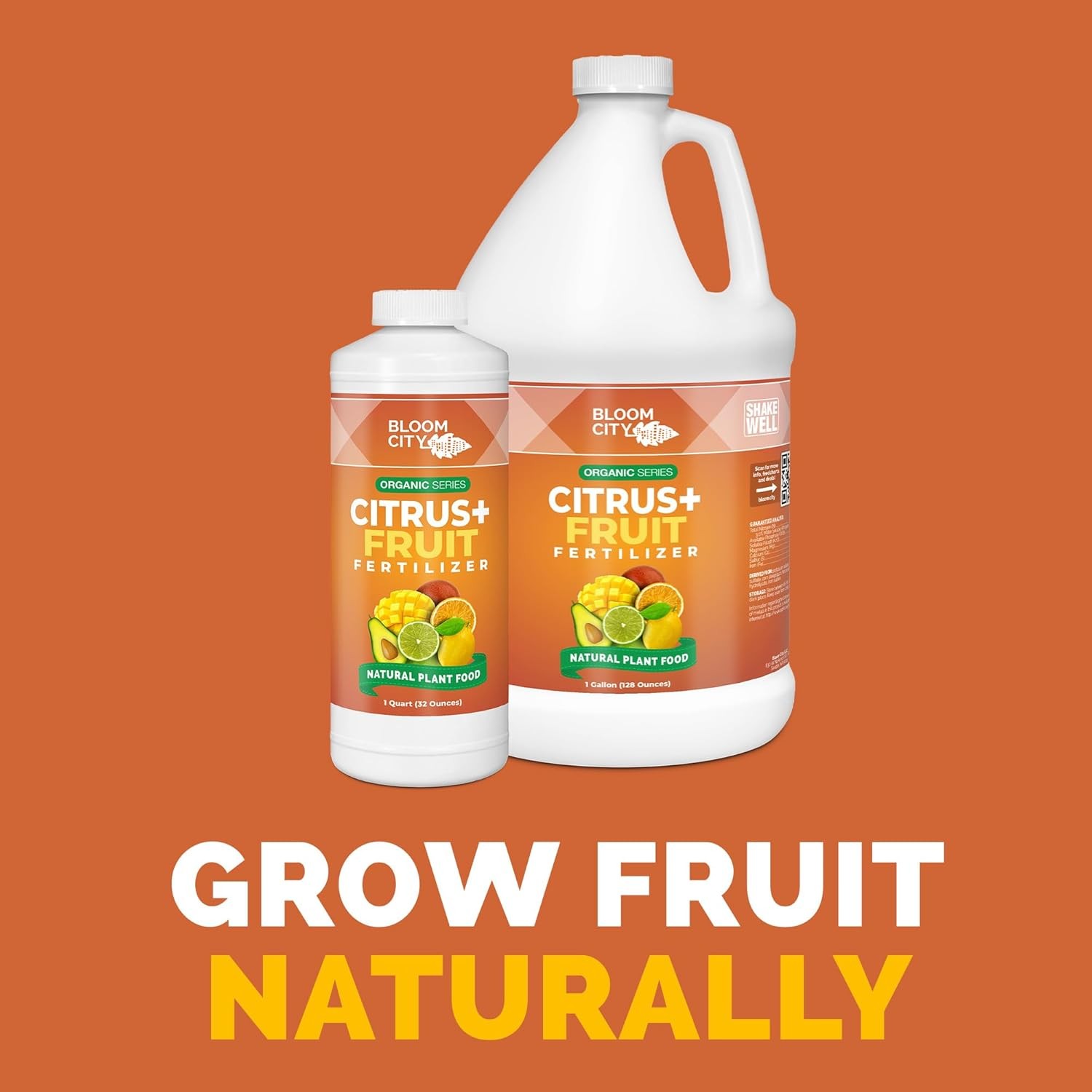 s Organic Citrus & Fruit Fertilizer – Liquid Plant Food for Bigger Harvests