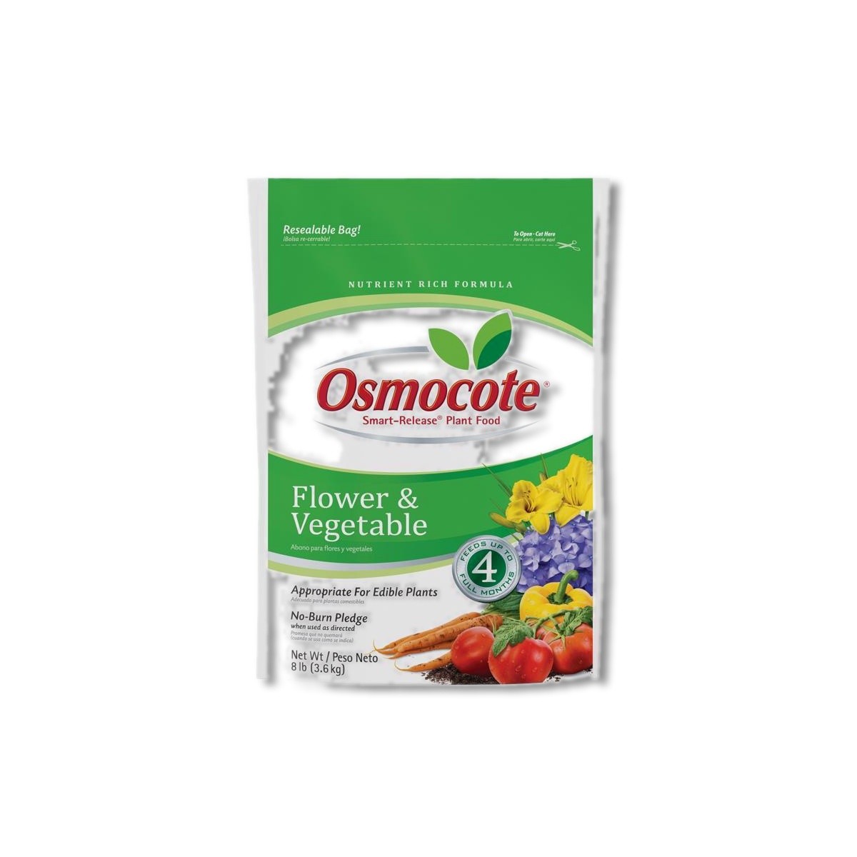 OSMOCOTE Plant Food Smart-Release Flower Vegetable 8 lb 277960