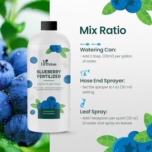 16oz Blueberry Fertilizer – Liquid Plant Food for Sweet, Plump Berries