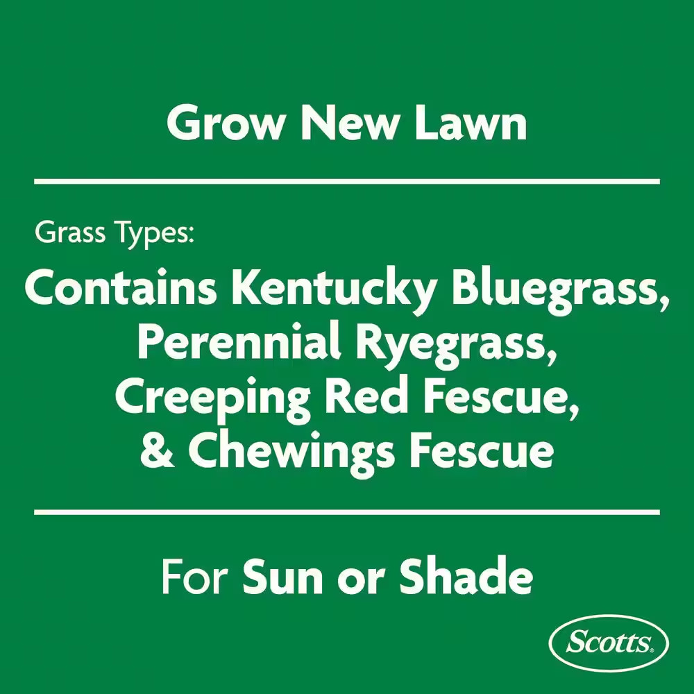 Turf Builder Grass Seed Annual Program Sun and Shade Mix for Large Lawns (Includ