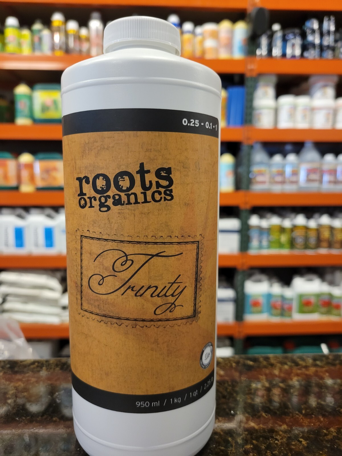 Aurora Roots Organics – 1 Quart – Trinity Micro Concentrate Formula 0.25-0.10-1