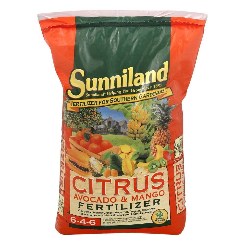 Sunniland Citrus , Mango And Avocado Fertilizer 6-4-6 Granules 10 Lb.