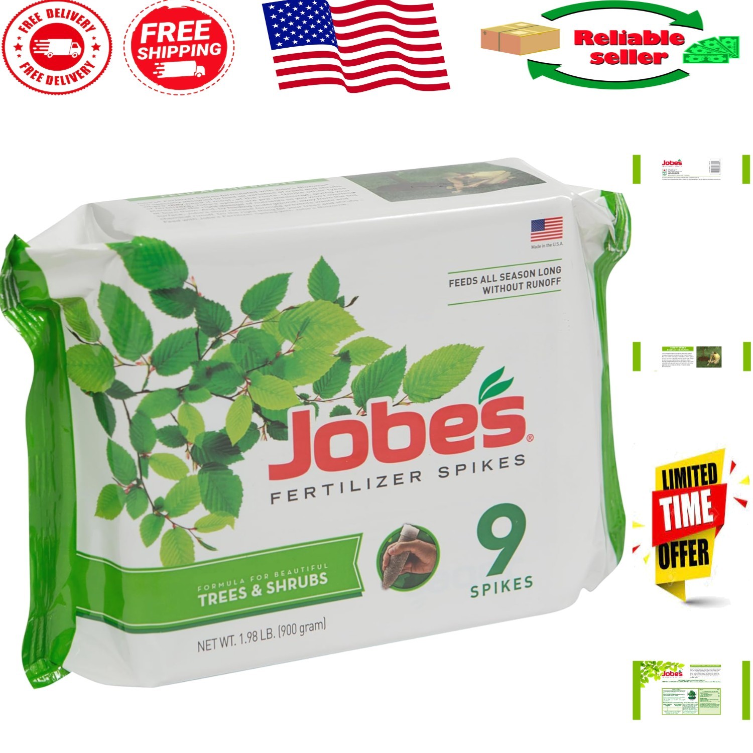 Enhance Your Garden with Jobe’s 9 Count Fertilizer Spikes for Acid-Loving Shrubs