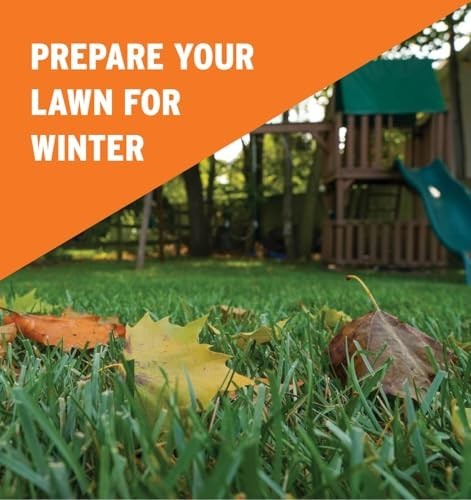 Fall Lawn Food 24-0-14 Fertilizer 5000 Sq Ft Iron Quick Slow Release Nitrogen