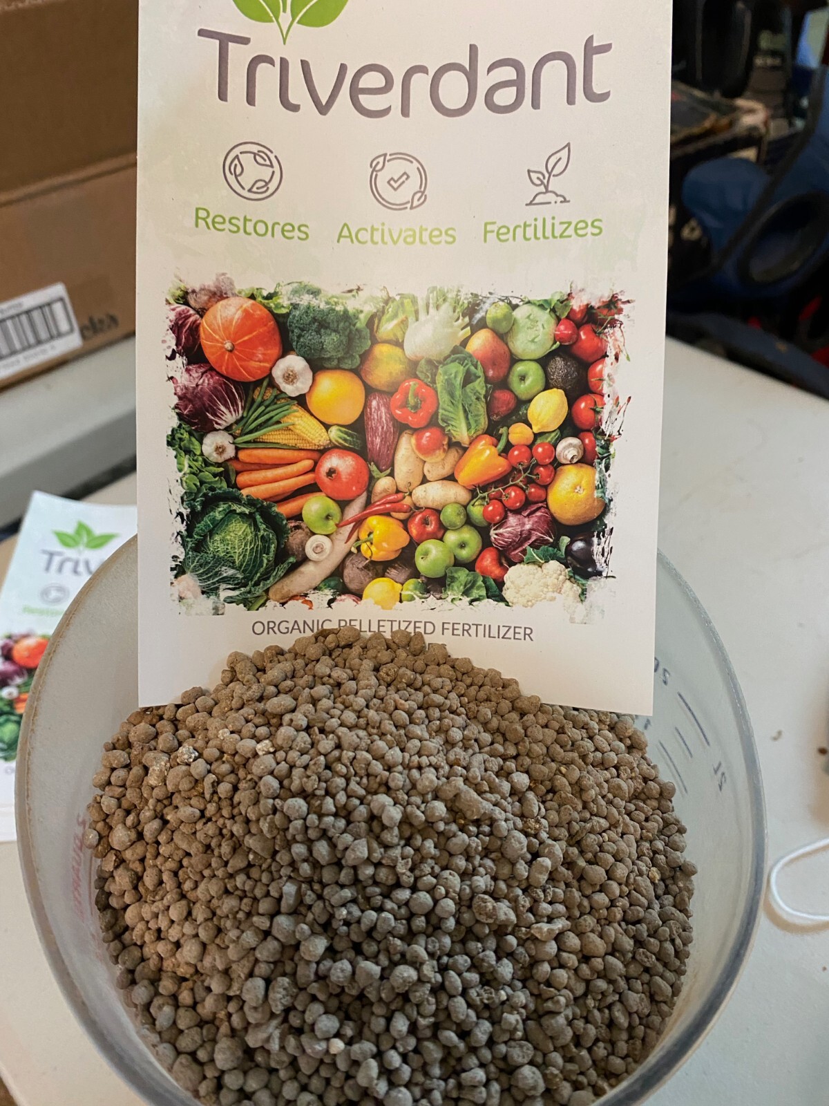 Organic Pelletized Fertilizer | Triverdant Fertilizer + Micronutrients