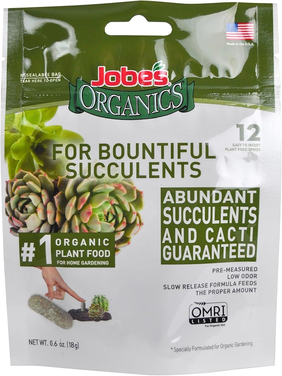 Succulent Fertilizer Spikes, Easy Plant Care for Succulent, Cactus, and Aloe …