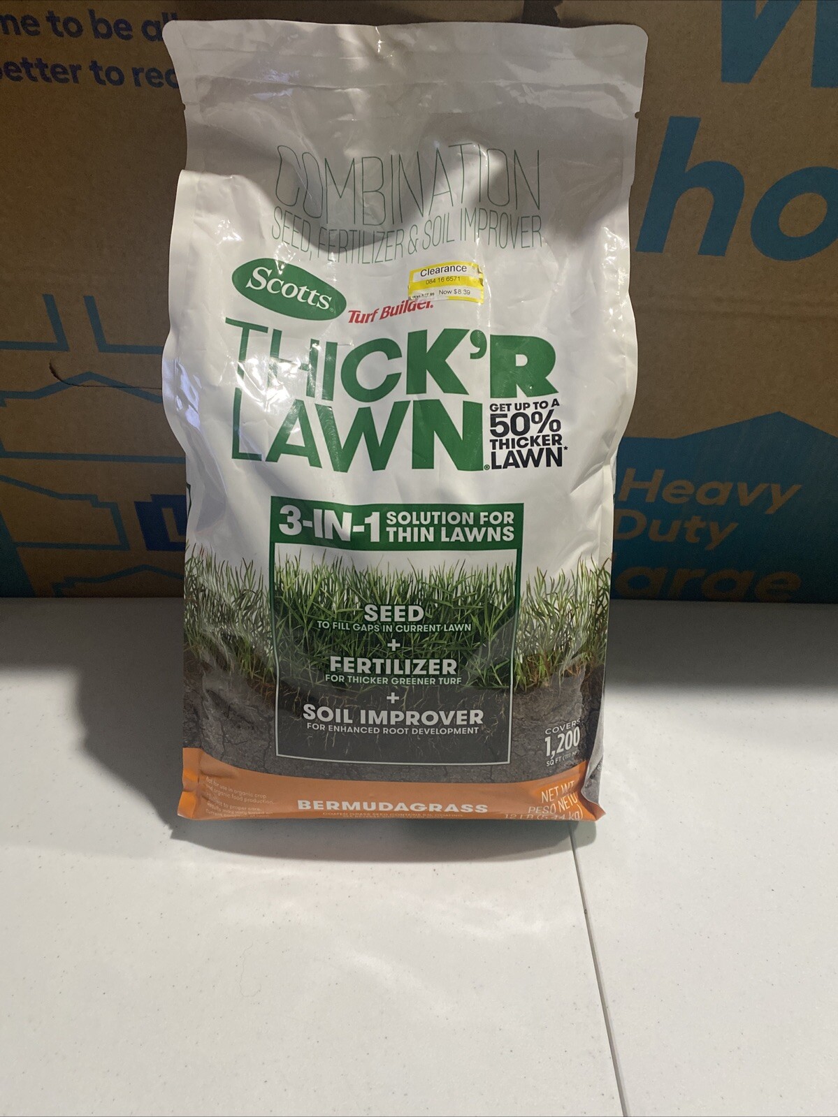 Scotts Turf Builder Thick’R Lawn 12 Lb. Bermuda Grass Patch & Repair 30177
