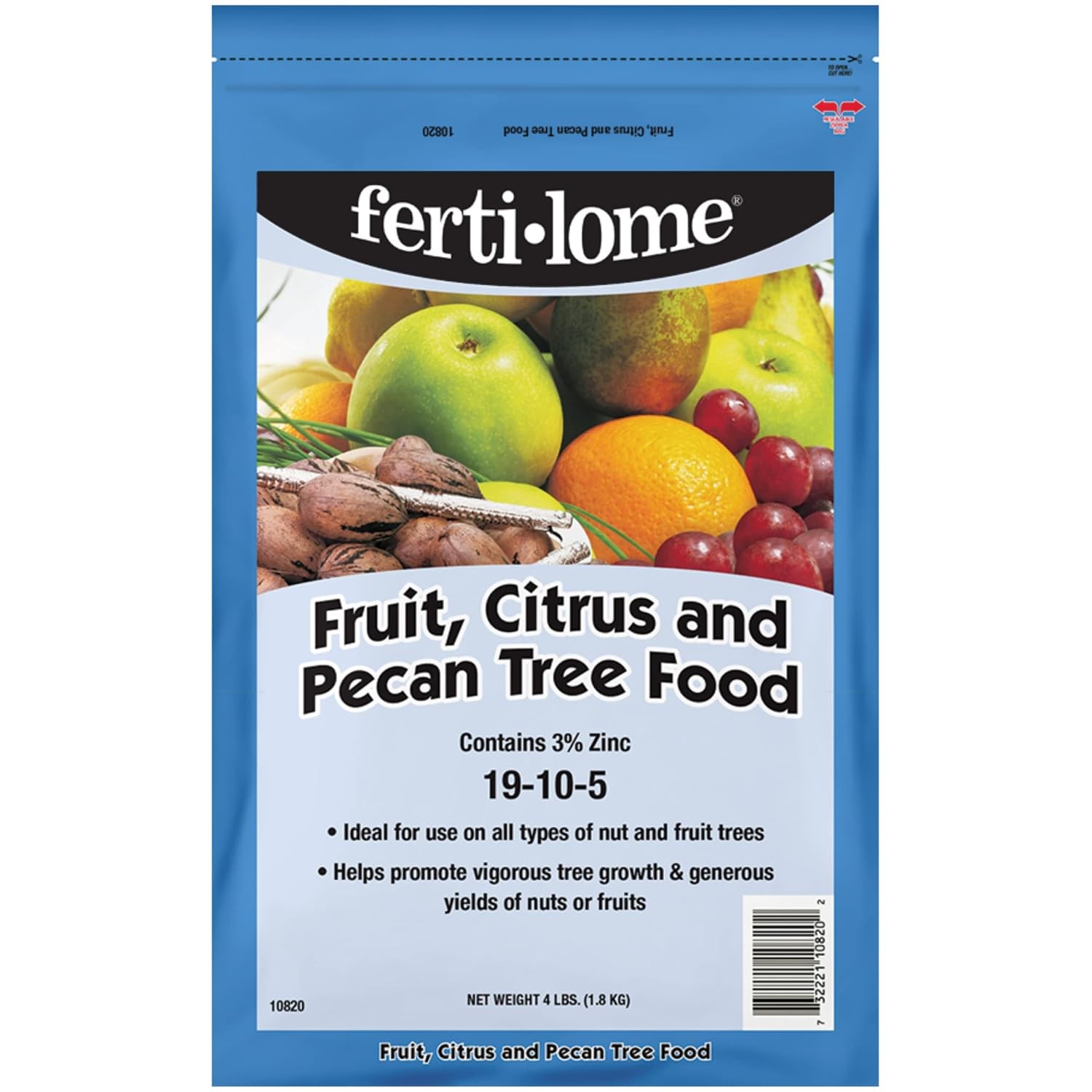 Fertilome (10822) Fruit Citrus and Pecan Tree Food 19-10-5 (20 lbs.)