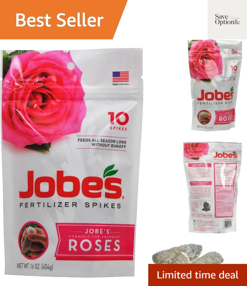 Rose Fertilizer Spikes, Easy Plant Care Plant Fertilizer for Rose, Hydrangea,…
