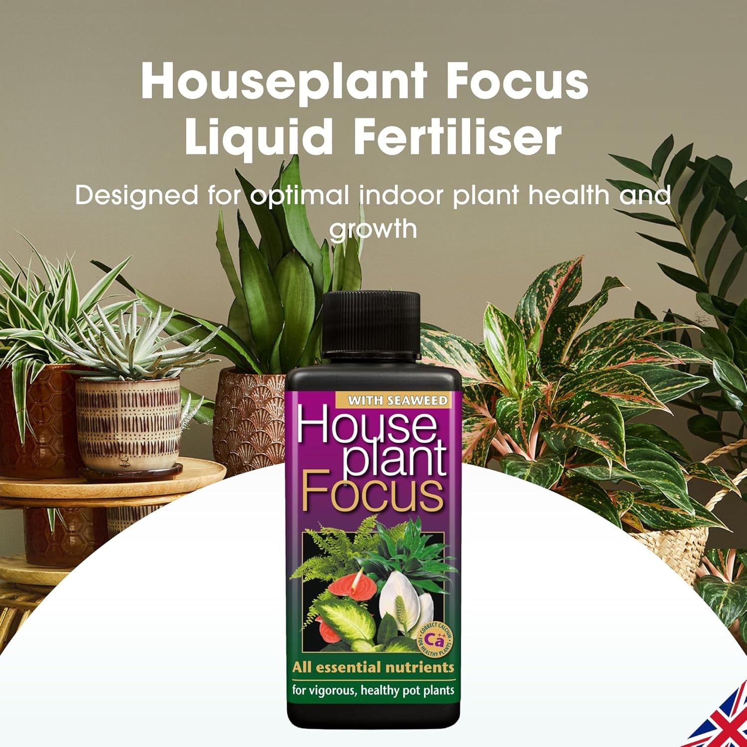 Liquid Fertilizer for Potted Plants Concentrated 100ml Indoor Outdoor Plant Food