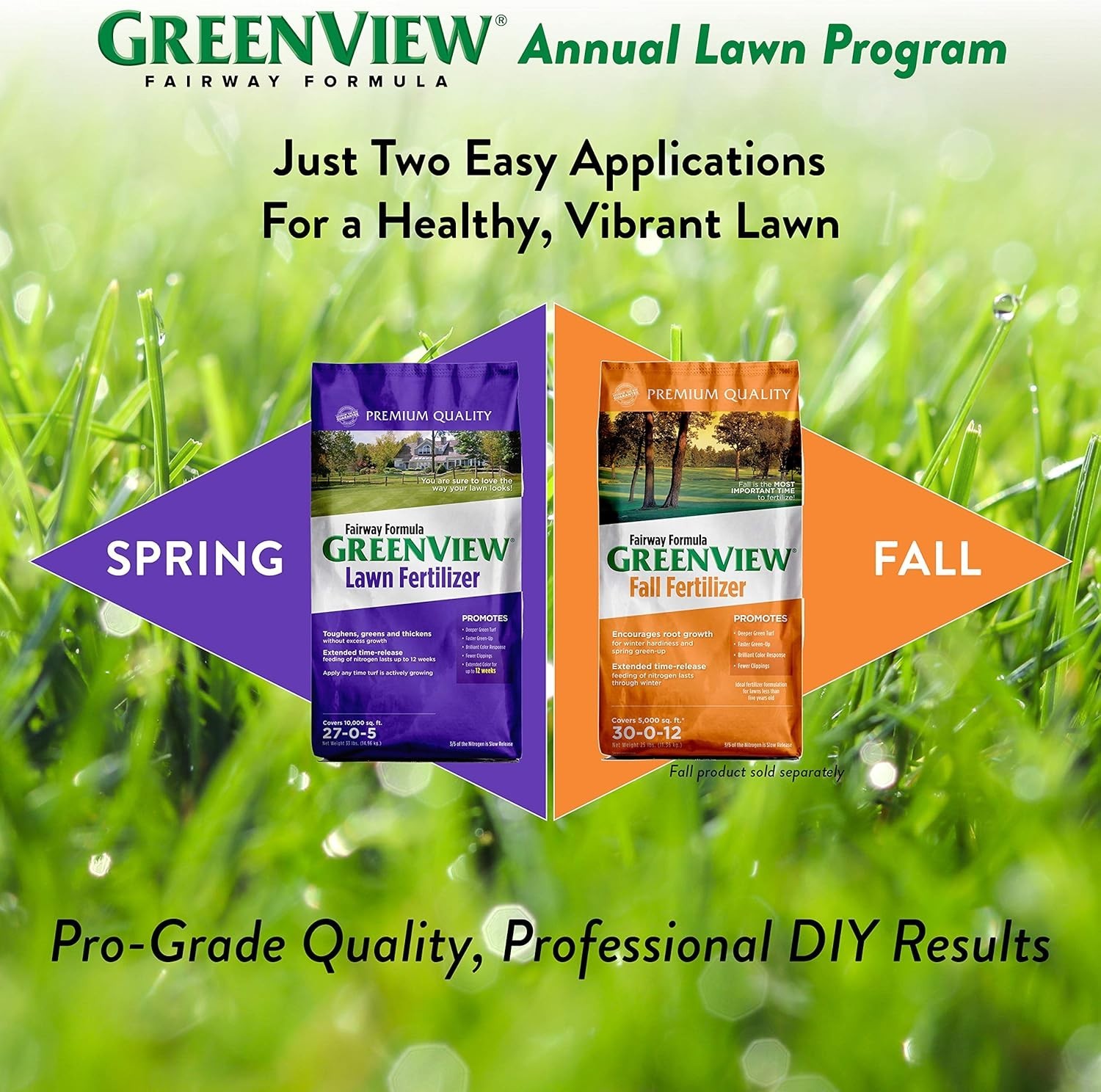 Fairway Formula Lawn Fertilizer – 16.5 lb Granules for Lush 5,000 Sq. Ft. Lawns