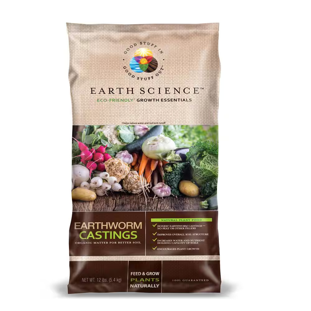12 Lbs. Organic All-Purpose Earthworm Castings 100% Vermicompost