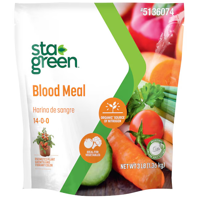 Sta-Green Blood Meal 3-lb 14-0-0 Organic Natural Blood Meal Food