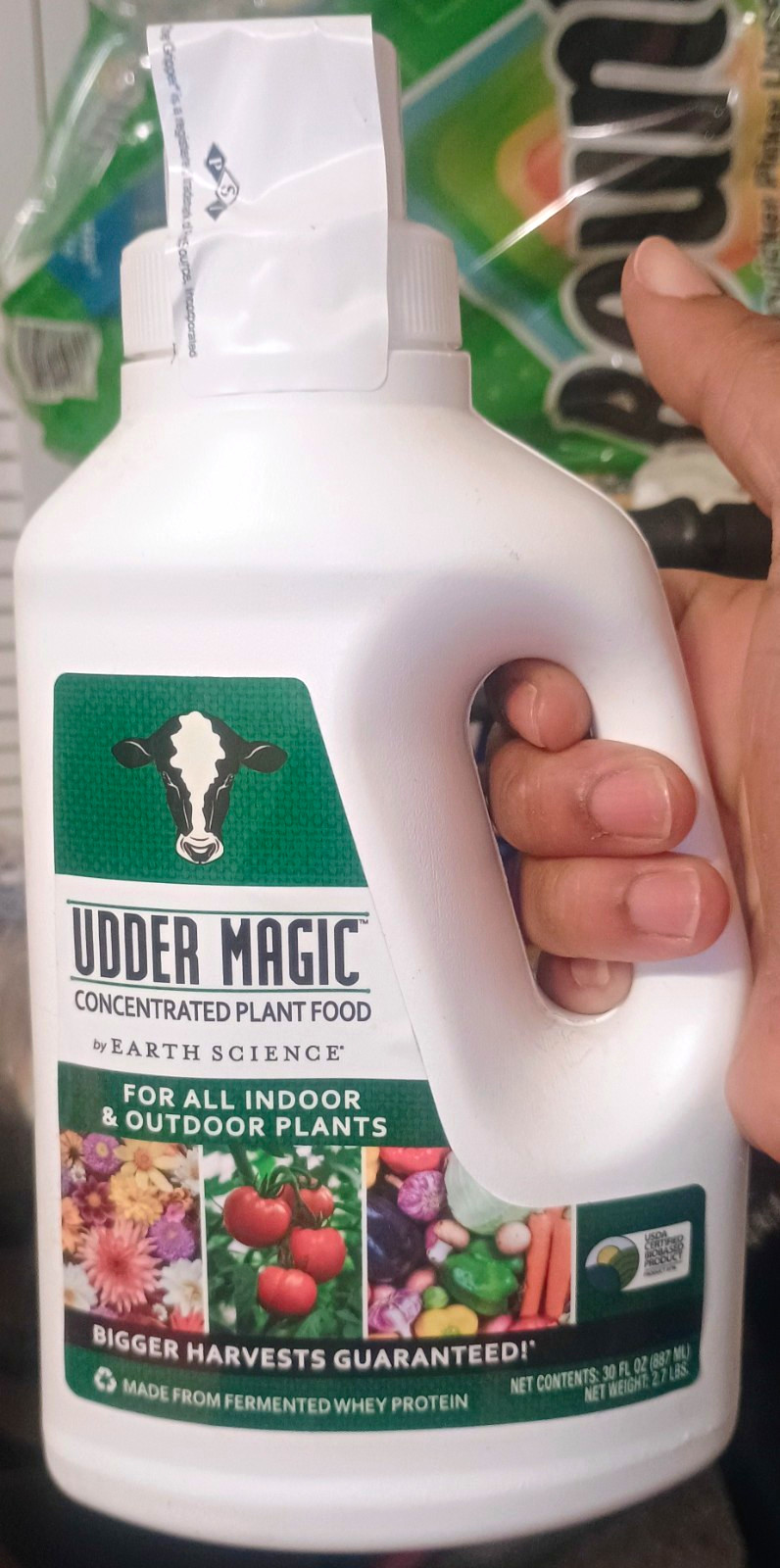 Earth Science Udder Magic Liquid Fertilizer Concentrate 30 fl oz Bottle