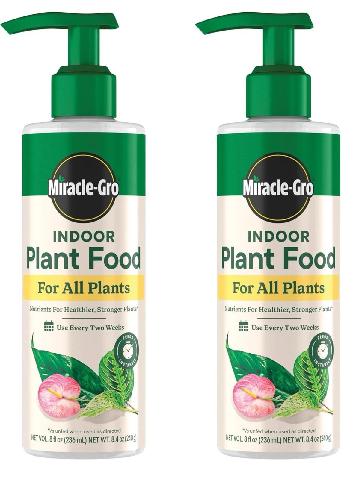 Indoor Plant Food for All Plants 8 Fl. Oz., 2-Pack