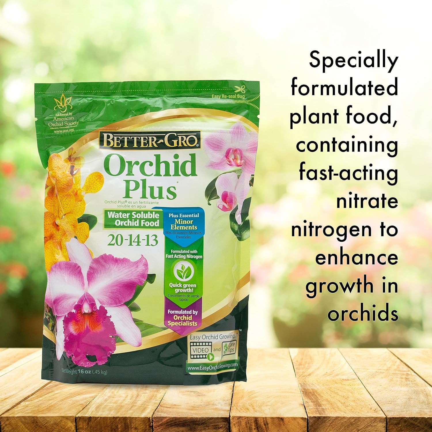 Better Gro Orchid Plus Fertilizer 16 Oz Urea Free For Healthy Orchid Growth