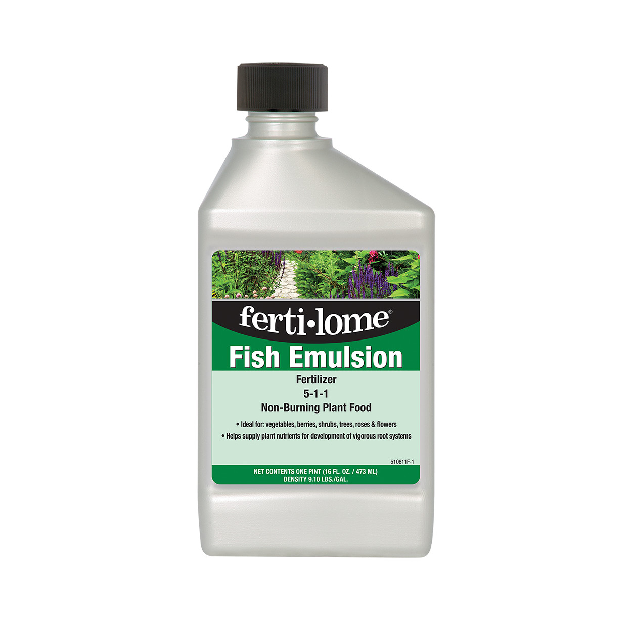 Ferti-lome Fish Emulsion Fertilizer 5-1-1 – 16 fl oz Bottle by VPG