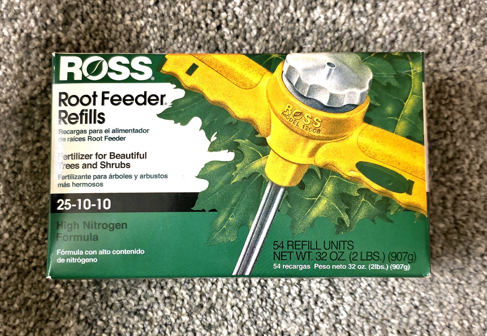 Ross Root Feeder Refills 25-10-10 Tree and Shrub Root Feeder 54 Refills