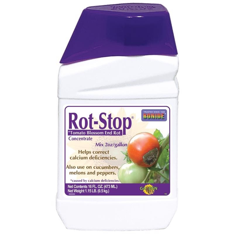 Bonide Rot Stop Liquid Concentrate Tomato Blossom End Rot Makes 8 Gallons 16oz