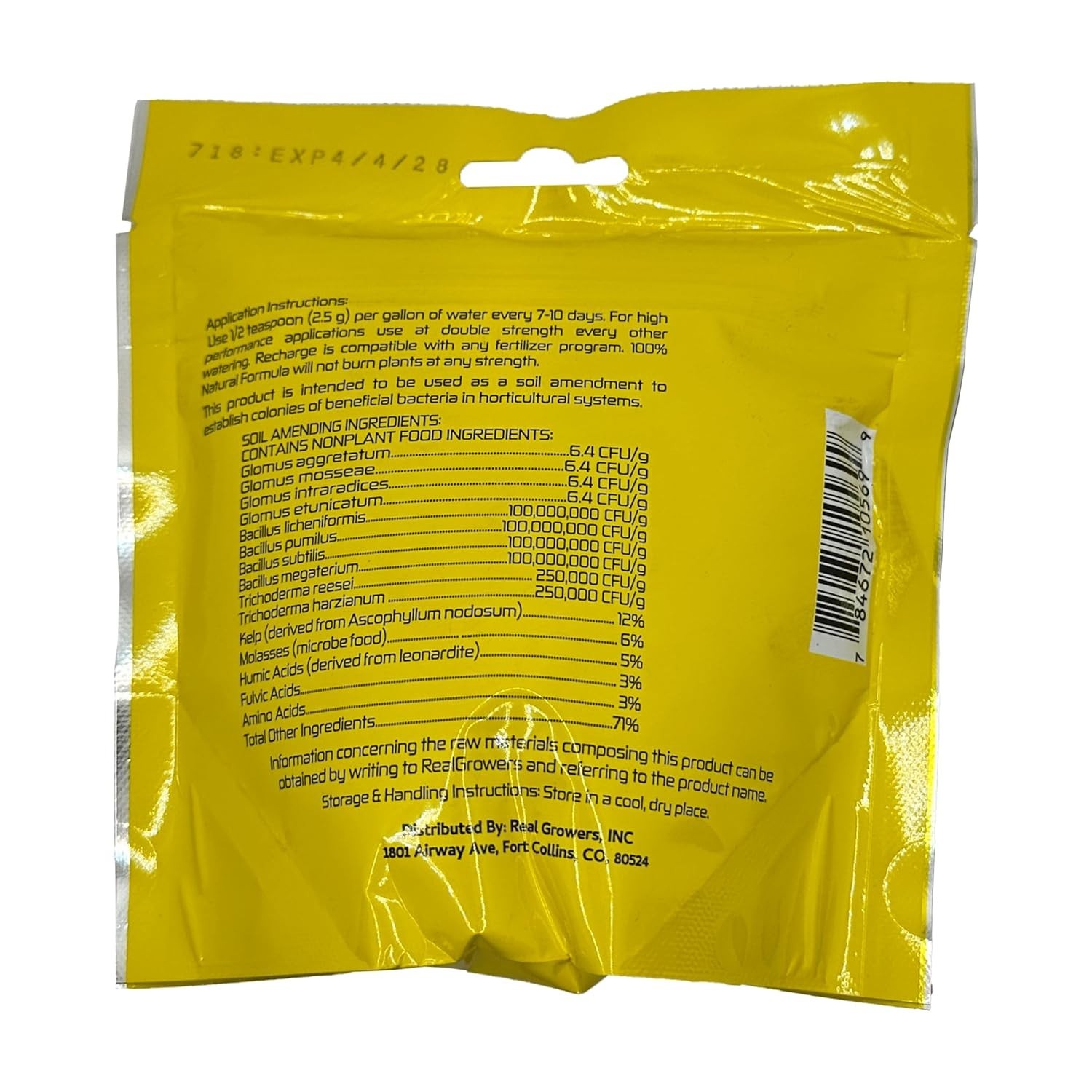 Recharge – 8oz | Mycorrhizae Soil Microbe Inoculant for Living Soil & Coco Co…