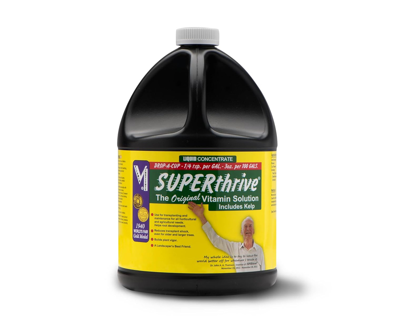 Plant Vitamin Solution 1 Gallon Clear 0.5-0-0 Fertilizer with Kelp for Indoor