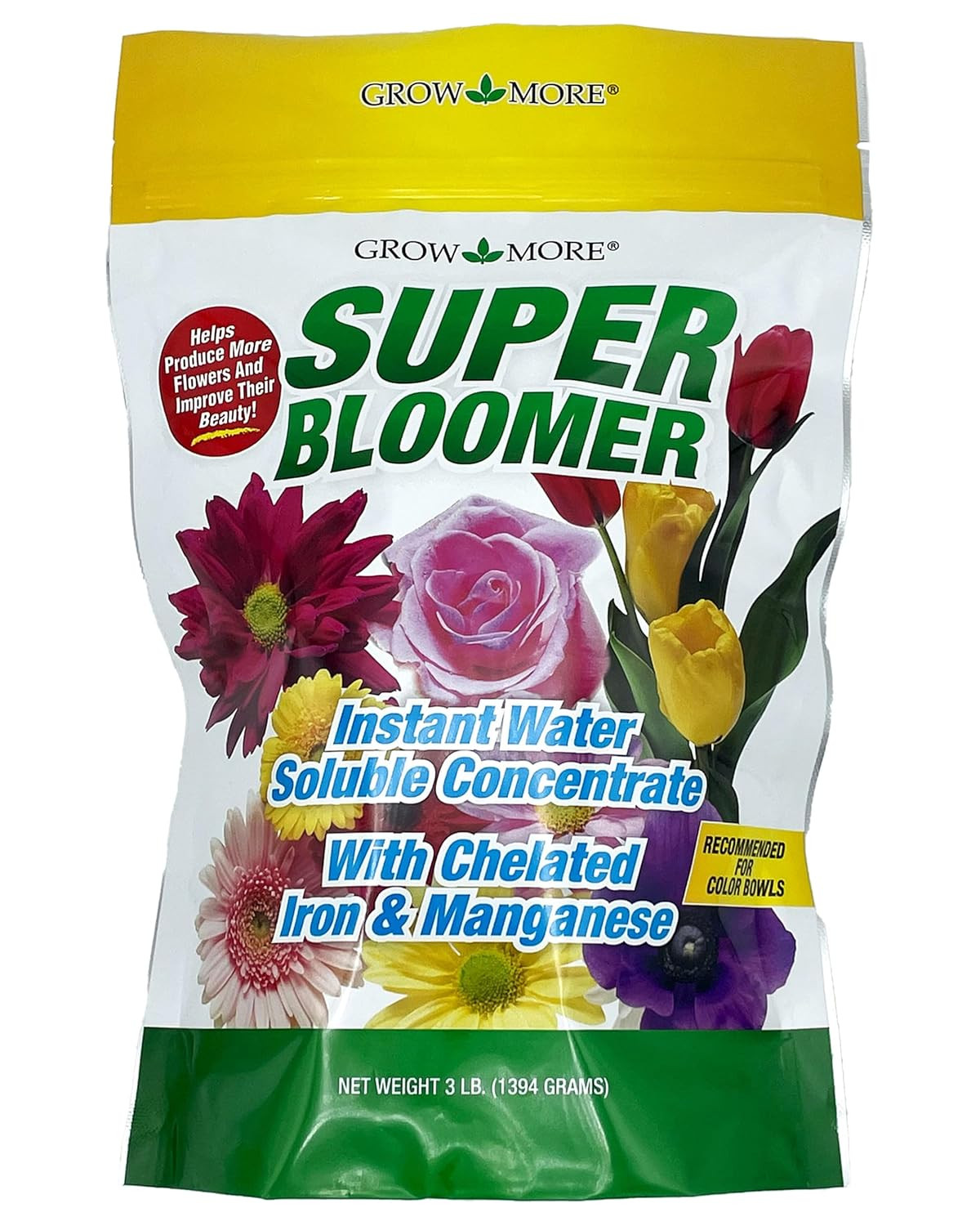 Grow More Super Bloomer 15-30-15 Fertilizer – 3Lbs of Flower Fertilizer Bloom Bo