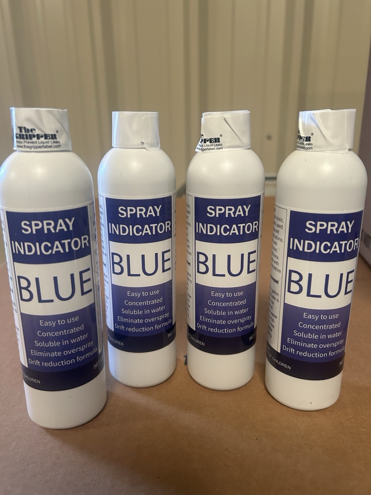 EcoColorants Blue Spray Indicator 4 Pack (8 Oz bottles) For Turf Areas