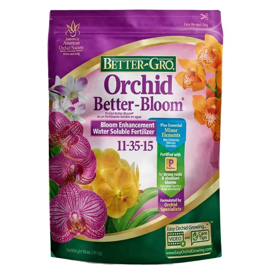 16 Oz. Orchid Better-Bloom Booster Plant Food Free Shipping
